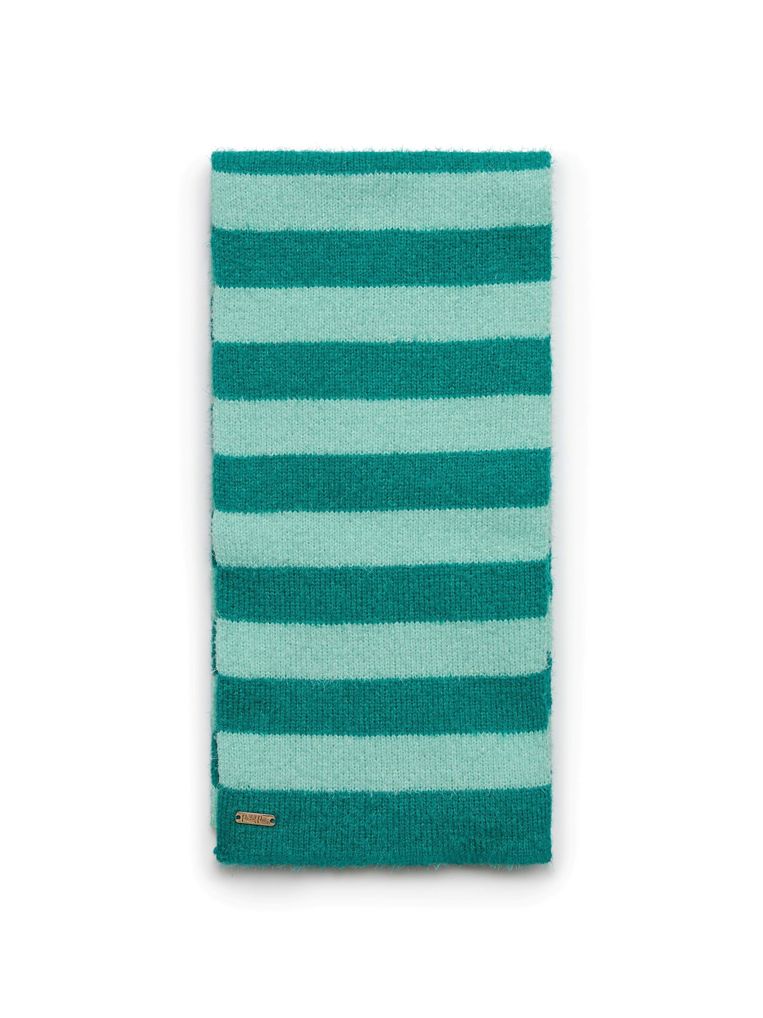 Packed Party Feeling Stripey Scarf, Green