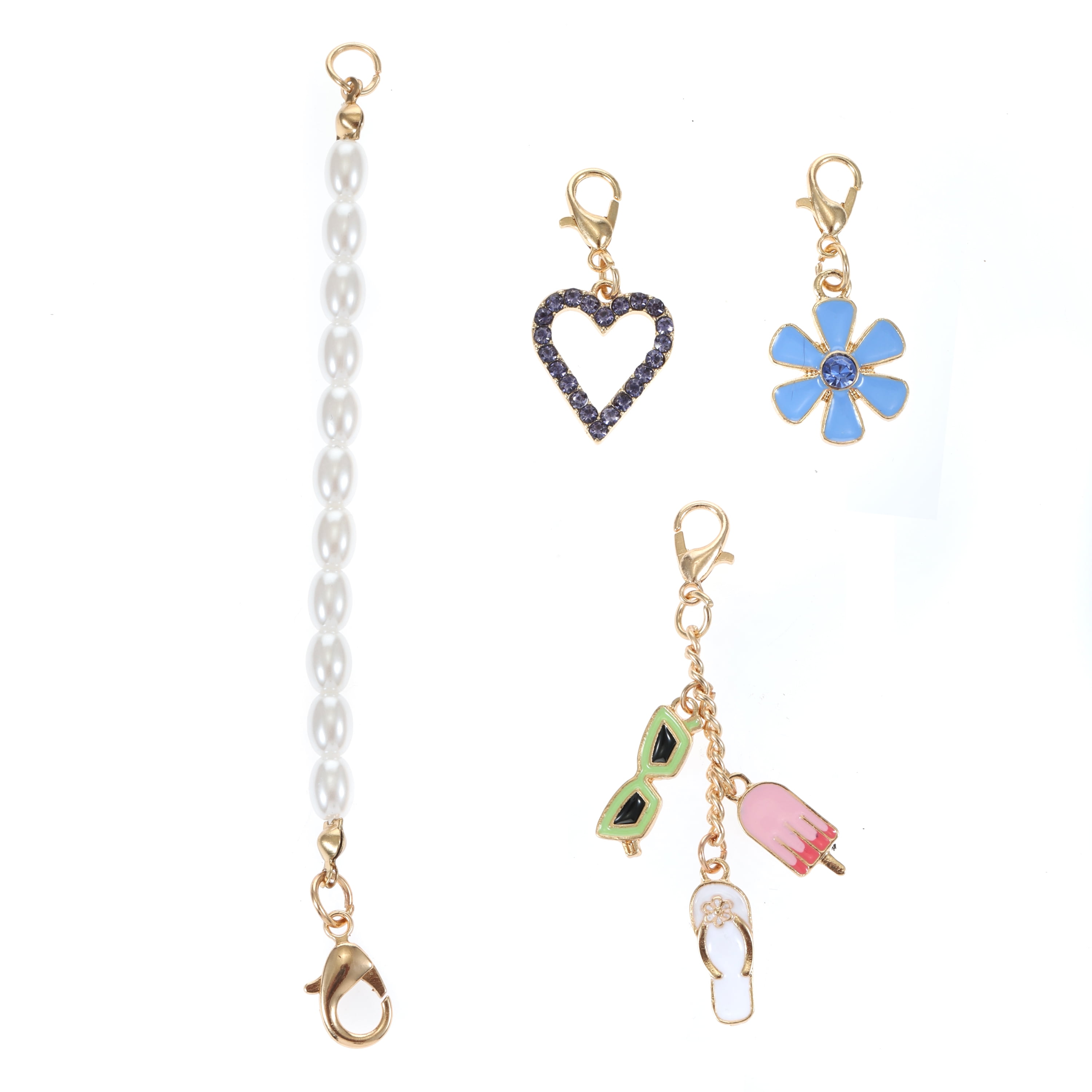 Summer Lovin' Charm Set, Drink Charm and Accessory, 4 Pieces