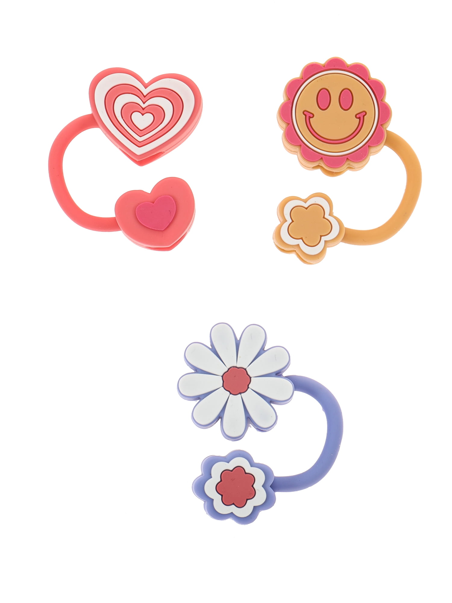 Packed Party Sunshine Love Straw Toppers, 3 Pieces