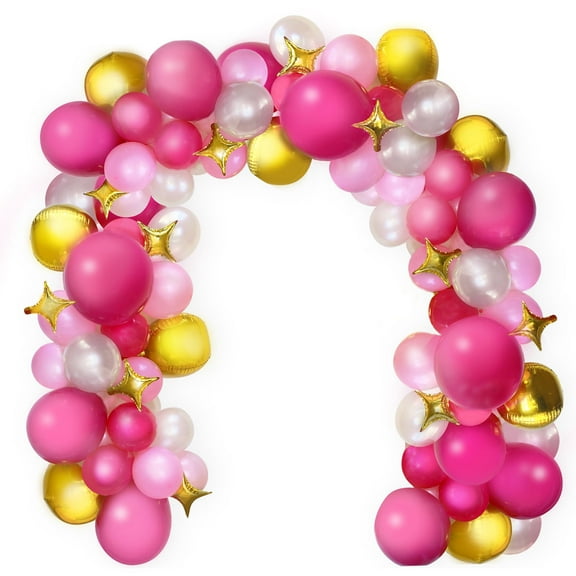 Packed Party "Think Pink" 20 FT Balloon Garland Kit