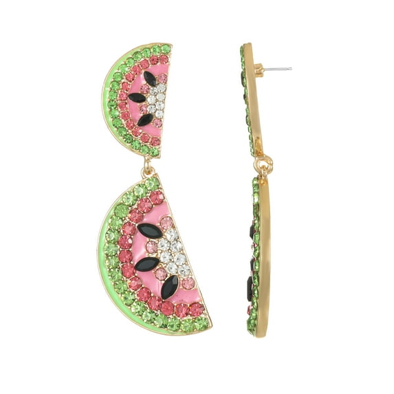 Packed Party Watermelon Delight Earrings, 1 Pair