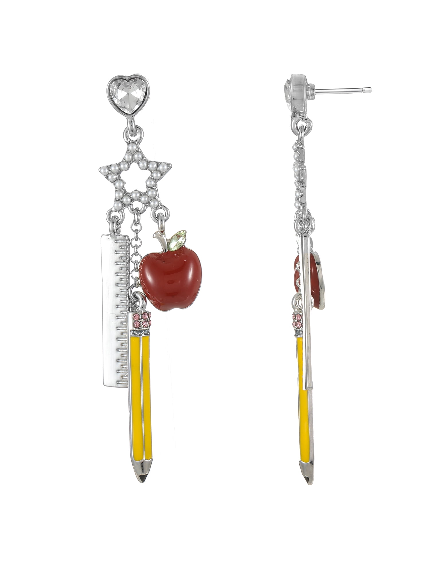 Packed Party Women's School Essentials Dangling Stud Earrings, 1 Pair