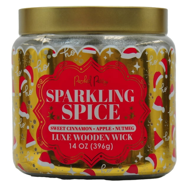 Packed Party Wrap 2 Wick Sparkling Spice Candle, 14 Ounce