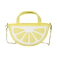 thumbnail image 1 of Packed Party Women's Lemon Slice Shaped Crossbody Bag, Yellow, 1 of 10