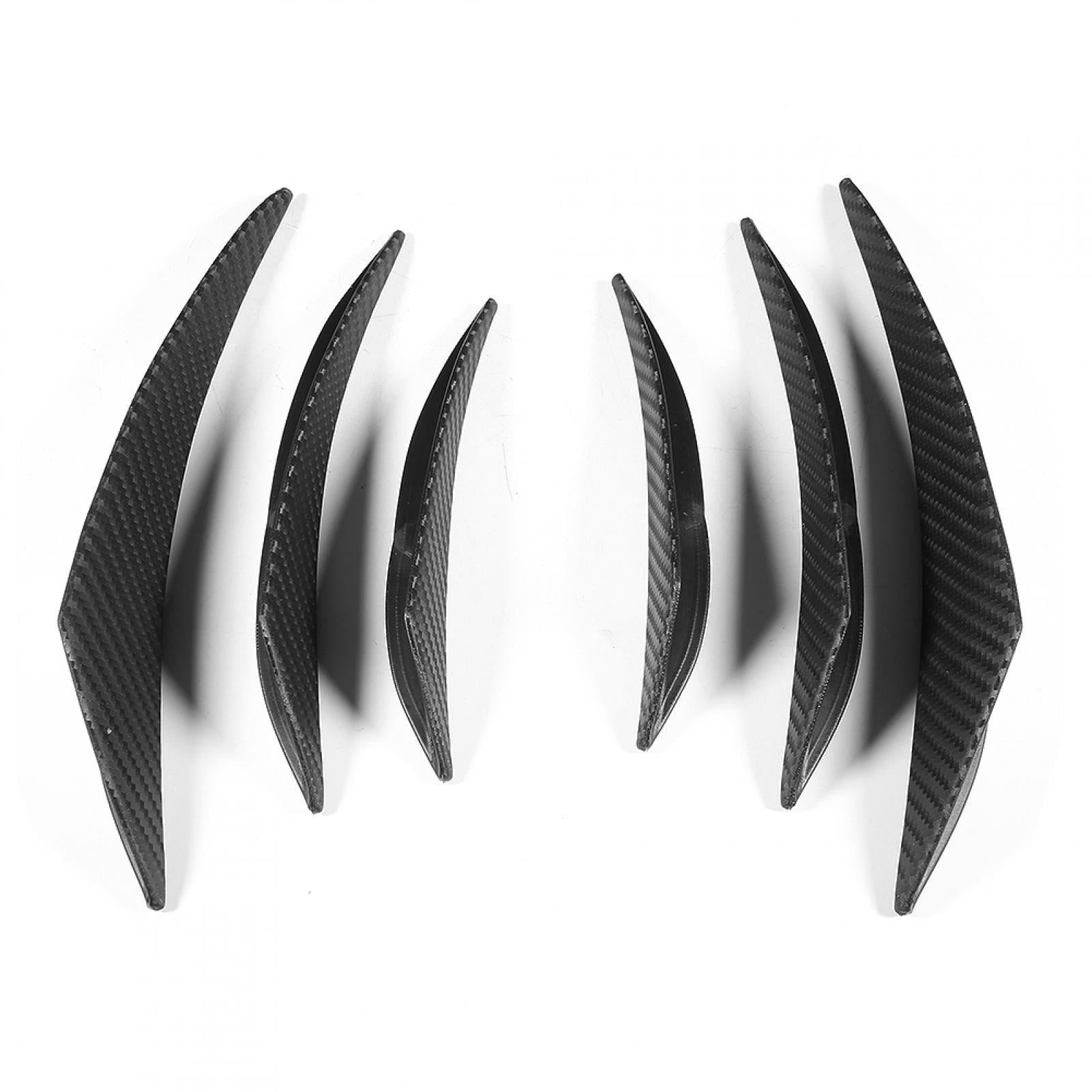 Packed carbon fiber texture car bumper fin duck splitter diffuser price spoiler lip TARTIKAILY