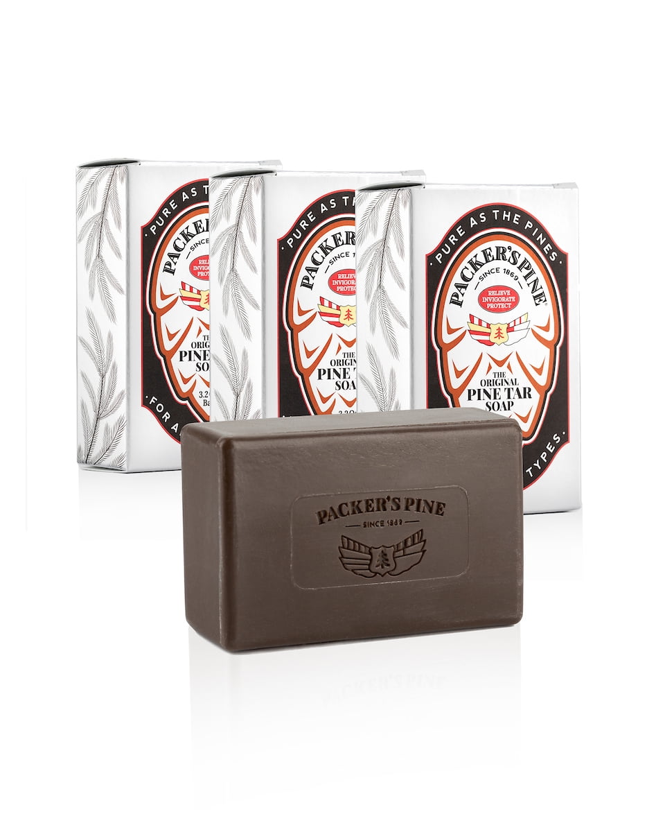 Packer's Pine Tar Soap 3 Pack