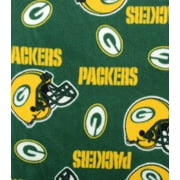 Green Bay Packers Fleece Fabric in Shop Fabric by Material - Walmart.com