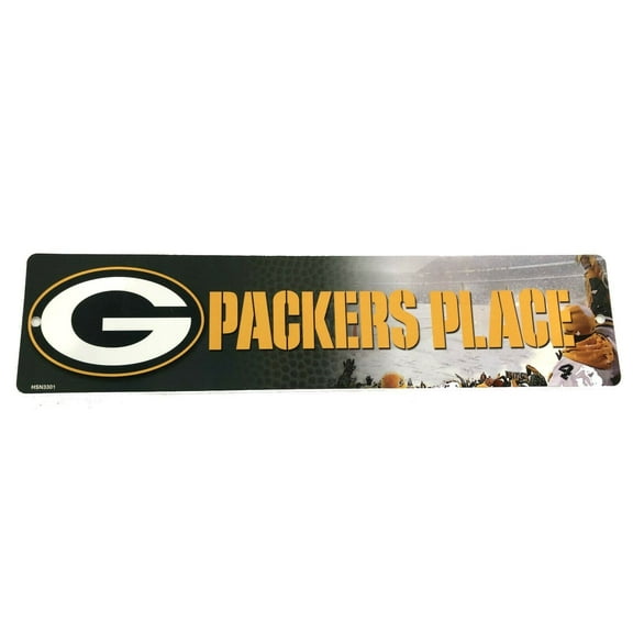 Packers Plastic Street Sign