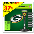thumbnail image 1 of Exclusive Gillette Labs Official Packers Gameday Razor Bundle, 1 of 8