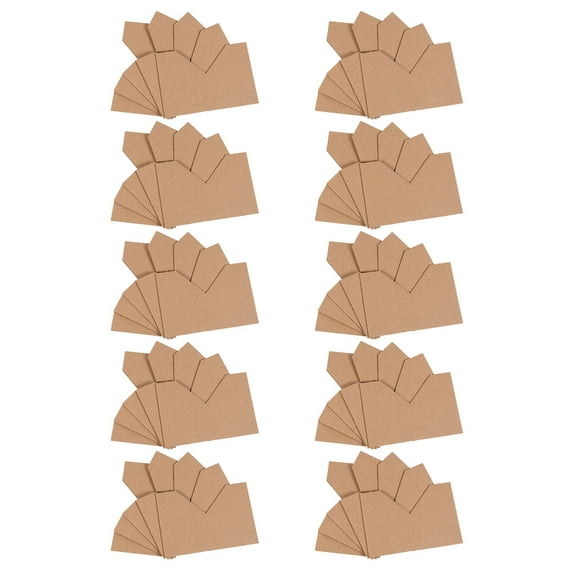 FENGGUIQU Brown Kraft Paper Picture Frame Corner Guards for Shipping , 50 Pieces, and
