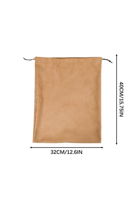 Pure Cotton Flannel Bag Bag Small Leather Bag Storage Bag Travel Clothes Clothing Underwear Drawstring and Buckle Bag Flannel Bag Bag Small Leather Bag Storage Bag Travel Clothes C