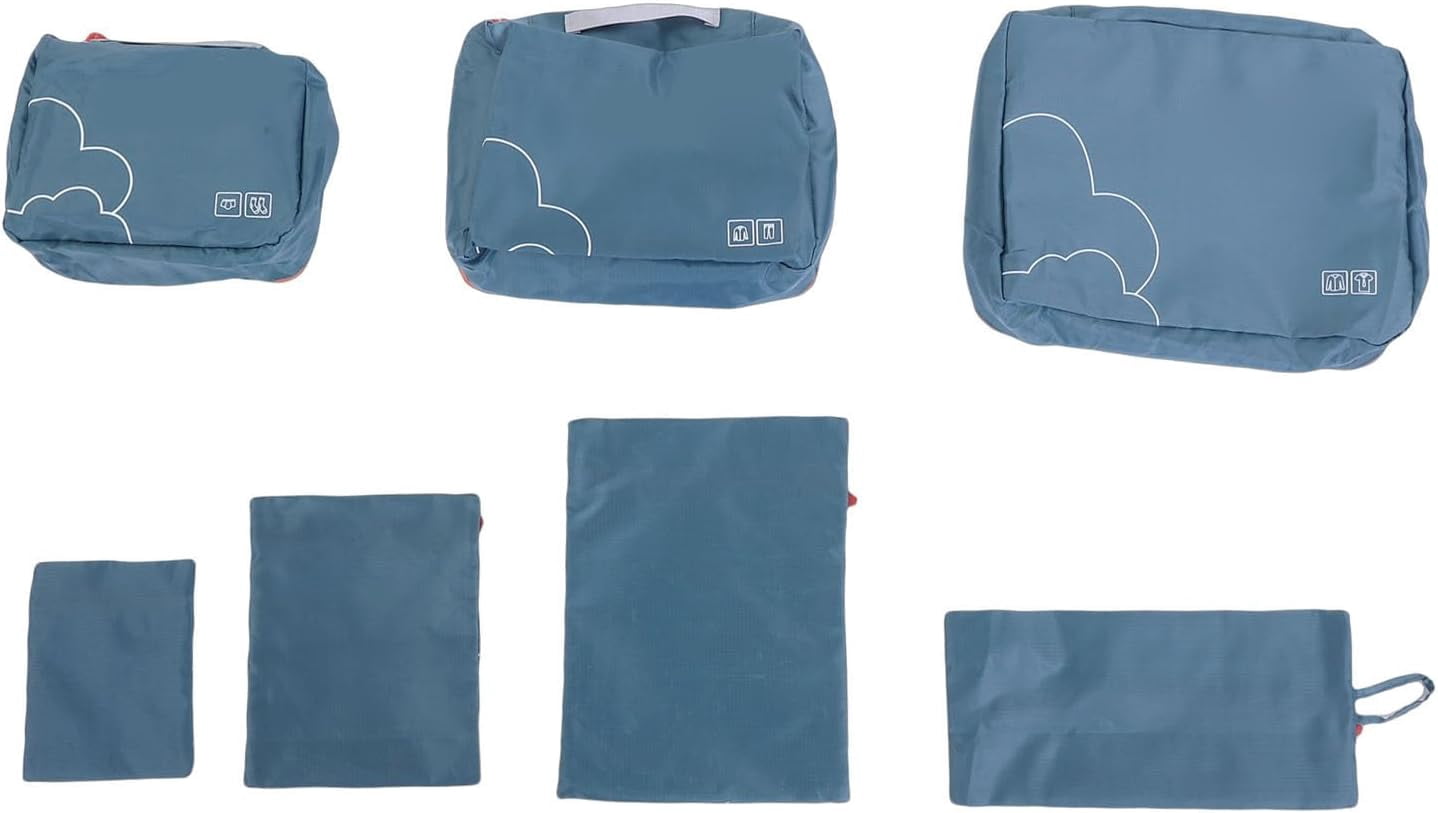 Packing Cubes For Travel, 7 Pack Anti Tear Space Saving Luggage Organizer Bags, For Suitcases