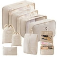 thumbnail image 1 of Packing Cubes - Travel Pouch Set, Compression Bags For Travel, Suitcase Essentials Organizer Bags Set, 1 of 5