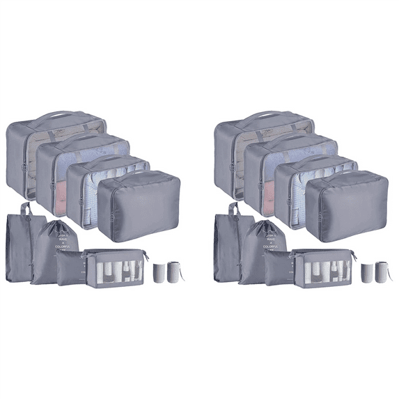 Packing Cubes for Suitcase,18 PCS Suitcase Organizer Bags Set Luggage Organizers