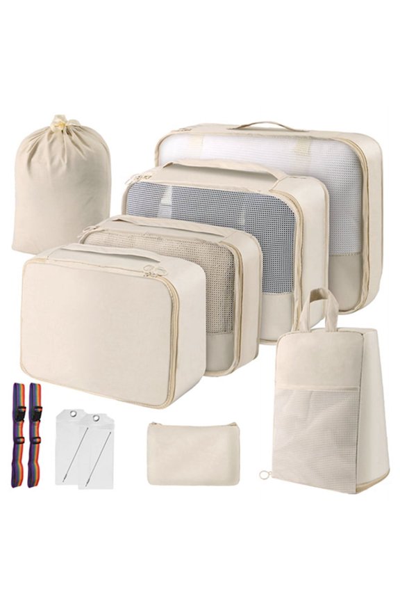 Packing Cubes for Travel - Luggage Organizer Bags for Family, Mesh Breathable for Suitcases
