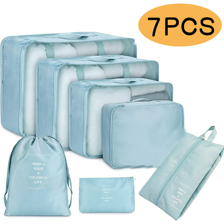 9Pcs Clothes Storage Bags Water-Resistant Travel Luggage Organizer Clothing  Packing Cubes, 1 unit - Kroger