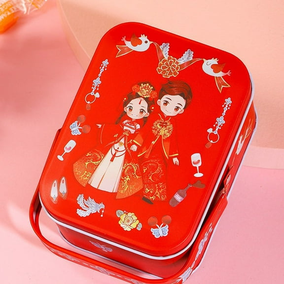Packing Decorative Tins Container Storage Tin Small Metal Tin Candy Container Cookie Tins With Lids Storage High-quality