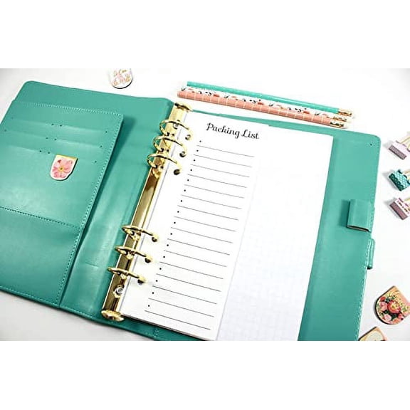 Packing List for A5 Planners