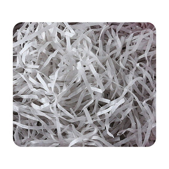 Packing Paper Crinkle Cut Paper White Shred Filler Packing Grass Cushion Shredded Paper Stuffing Gift Box Decoration Holiday Gift Packaging for Birthday Wedding Christmas Stocking Stuffers(100g)