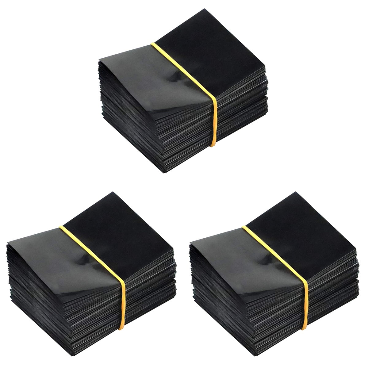 Packing Paper Hot Sauce Bottles 300 Pcs Black Shrink Bands Pvc