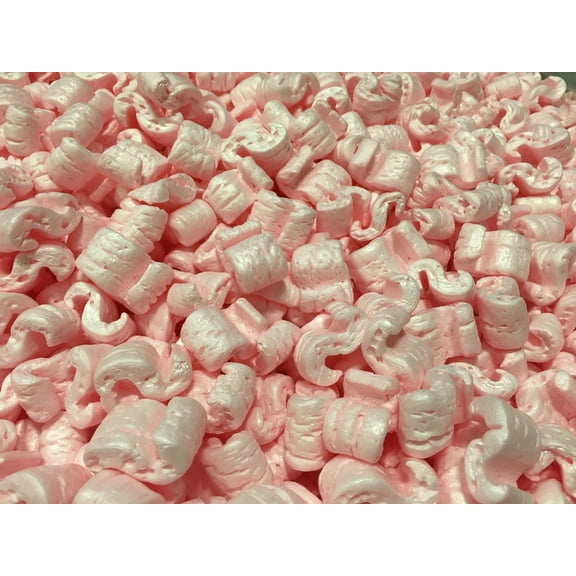 Packing Peanuts Shipping Anit Static Bio Loose Fill 40 cu ft Feet Pink