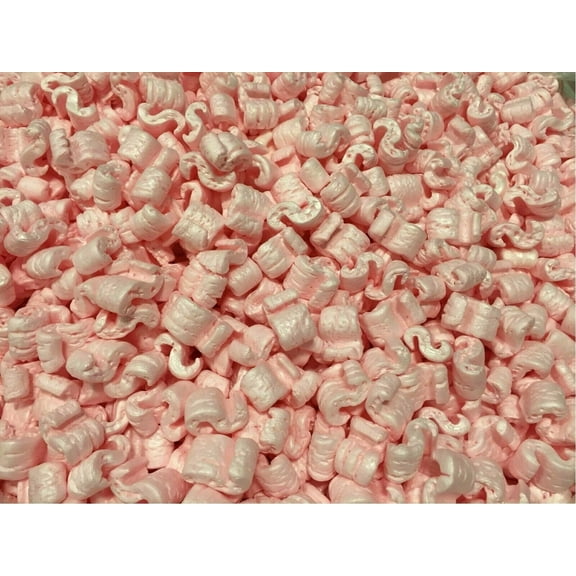 Packing Peanuts Shipping Anti Static Loose Fill 150 Gallons 20 Cubic Feet Pink