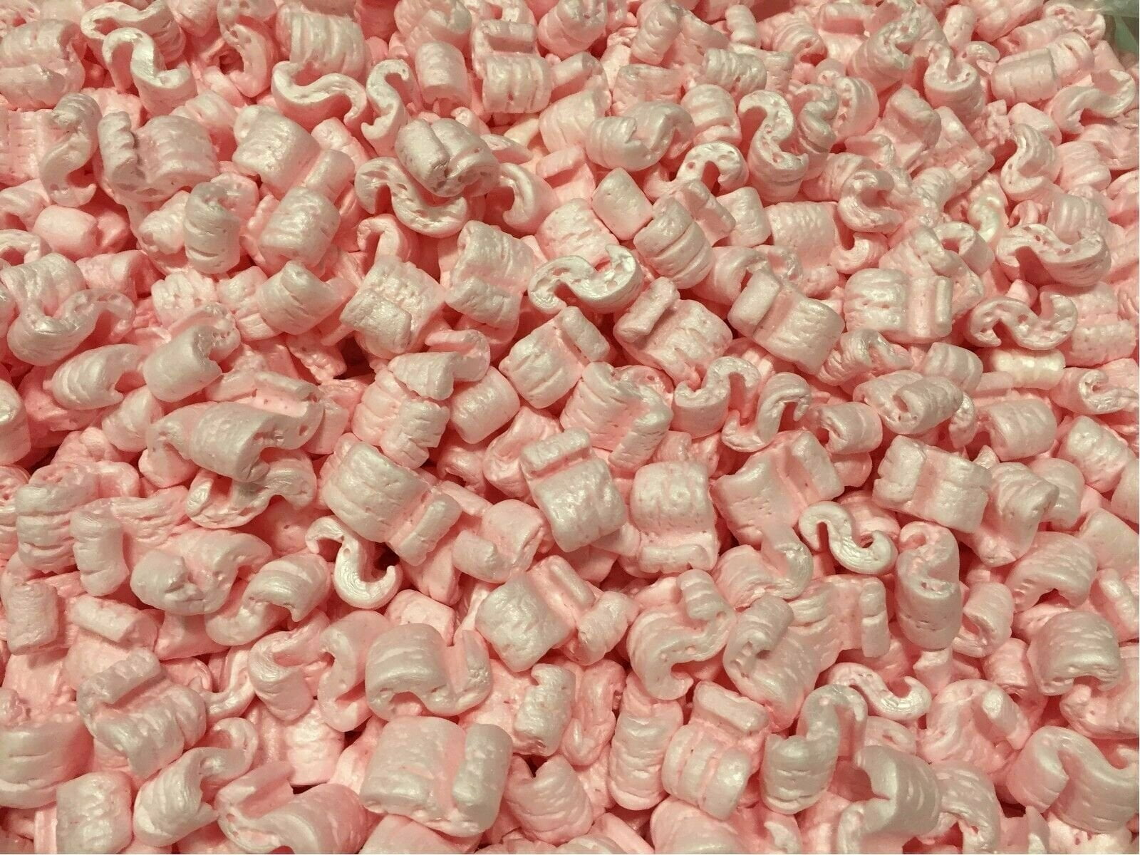 Packing Peanuts Shipping Anti Static Loose Fill 60 Gallons 8 Cubic Feet Pink