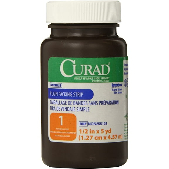 Packing Strip Gauze 1/2 IN x 5 YD Sterile (Each)