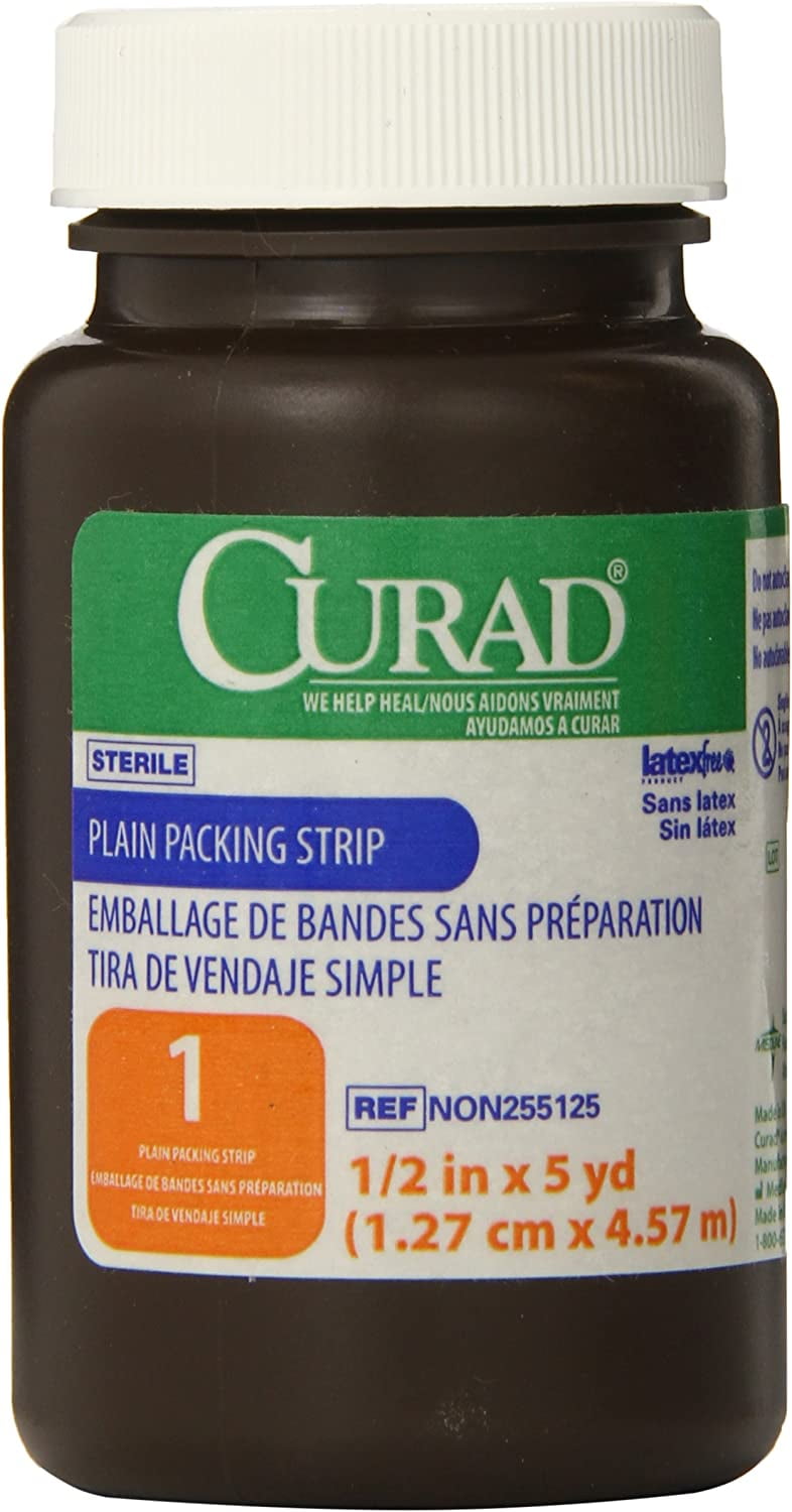 Packing Strip Gauze 1/2 IN x 5 YD Sterile (Pack of 3)