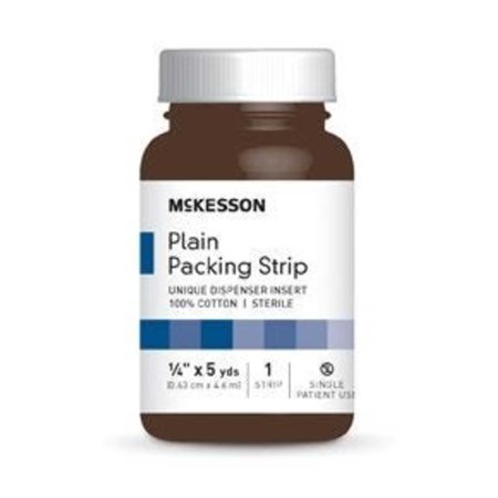 Packing Strip McKesson 61-59120 Cotton 1/4 Inch X 5 Yard. 1 each