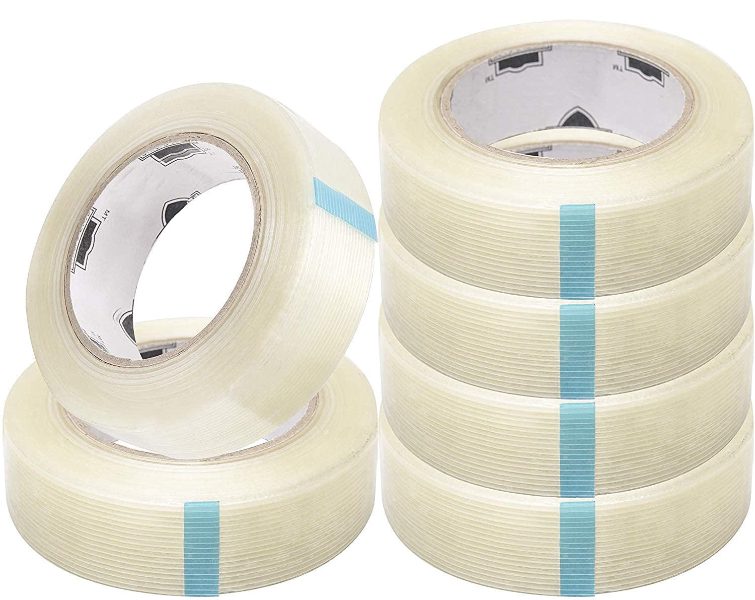 Natural Wide Painters Tape, 1.89 Mil Heavy-Duty Packing Tape, 24 Rolls, 2.84 in x 109 yd