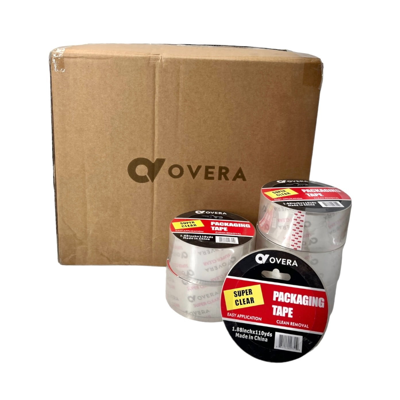 Packing Tape 36 Rolls 110 Yards 2 Mil (330 ft) Clear Carton Sealing Tapes