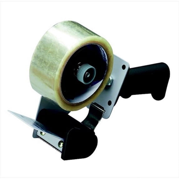 Packing Tape Dispenser With 3 In. Core, Black