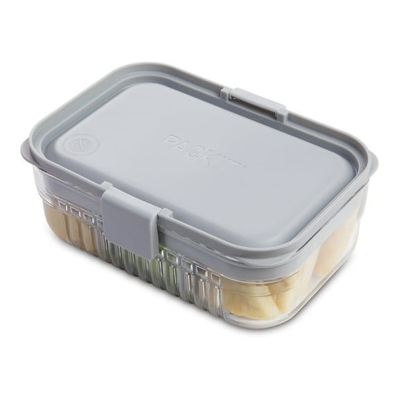Packit Customizable MOD Lunch Bento Tritan Base Container, Gray