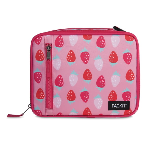 Packit Freezable Classic Lunch Box, Sweet Strawberry