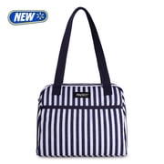 Packit Freezable Hampton Lunch Bag, Seaside Stripe