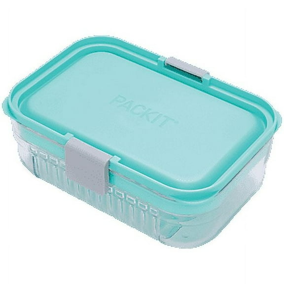 Packit Mod Lunch Tritan Base Bento Reusable Container, Mint