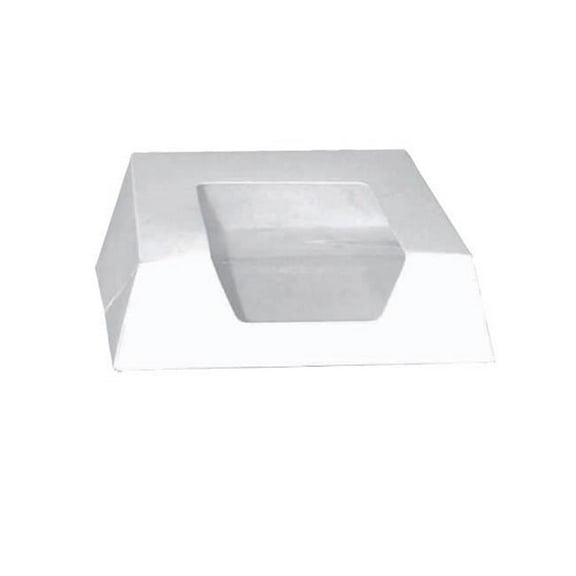 PacknWood 209PAT100J White Pastry Window Box - 3-94 x 3-94 x 1-57 In. Pack Of 420