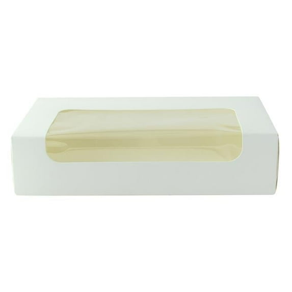 PacknWood 210TOASTW 7.18 x 4.45 in. Laminated Window Box - White