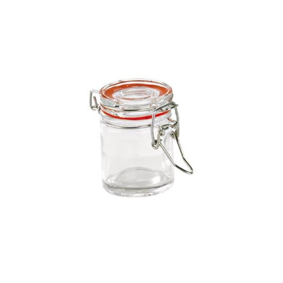Packnwood 210BOKA45 1.5 oz Mini Glass Seal Jars - 1.6 Dia. x 2.5 in.