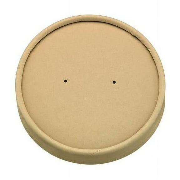 Packnwood 210LSOUP185K Vented Paper Lid for Hot & Cold Foods - 360 Piece