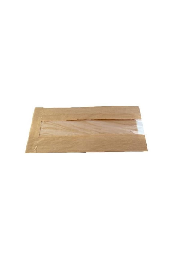 210SVIS2212 Brown Kraft Bag with Window