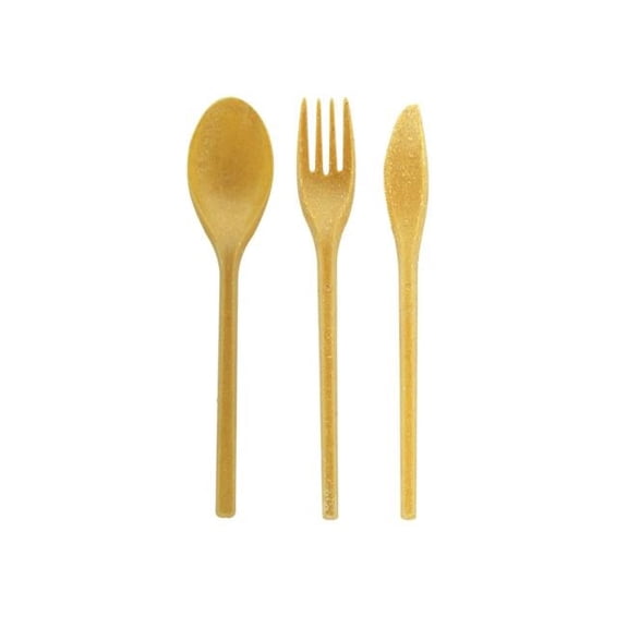 Packnwood 294COUVW3K Wood Fiber Composite Cutlery 3 by 1 Kit - 7.08 in. - 250 Piece