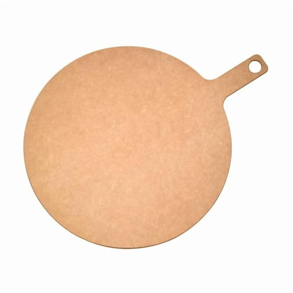 Packnwood 294PIZPLAN255 13.4 x 10.0 x 2.4 in. Phoenix Natural Color Wood Fiber Round Board