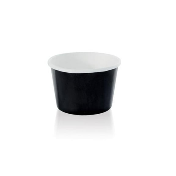 Packnwood  3.3 oz NOIR Black Paper Cup - Black - 3.3 oz