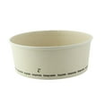 thumbnail image 1 of Packnwood 210PCW1200TF 40 oz 7.28 x 6.29 x 2.55 in. Buckaty Bamboo Paperboard Multi Purpose Bowl - 360 Piece, 1 of 1
