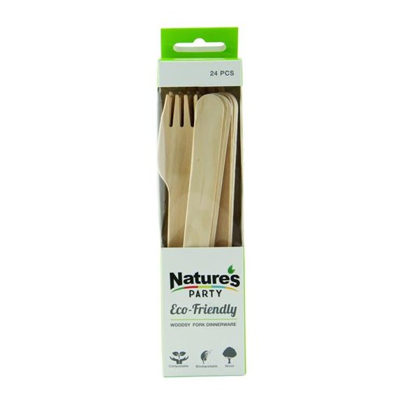 Packnwood 8NPCVB11B 6.22 in. Wooden Fork - 288 Piece