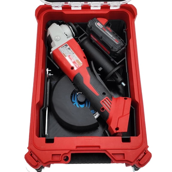 Packout Compact Insert For Milwaukee M12 Cut Off Tool Slim Organizer Tool Accessory For Blades, Battery