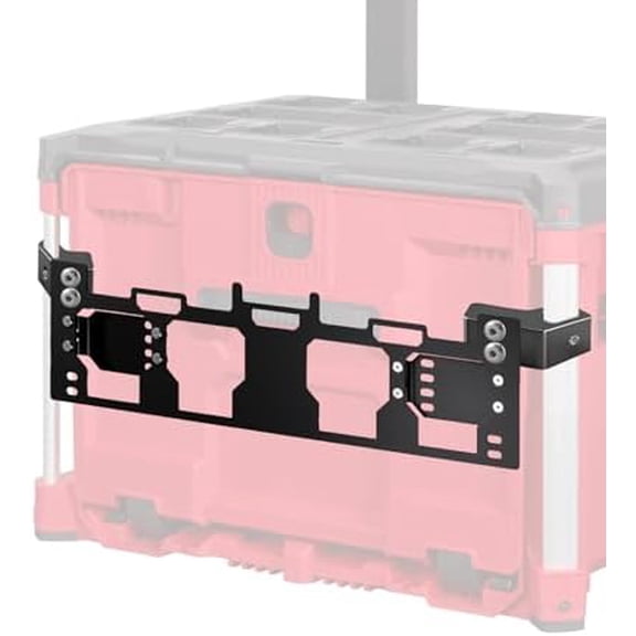 Packout Mount, Front and Side Packout Mounting Plate Compatible with Milwaukee Packout Toolbox Fits Full Size and Half Size Packout Accessories Black$$Tools & Hardware Other