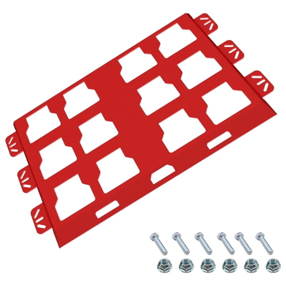 Packouts Wall Mount Metal Mounting Base Storage Toolboxes on Wall or Floor Full Width Plate for Tool Organization